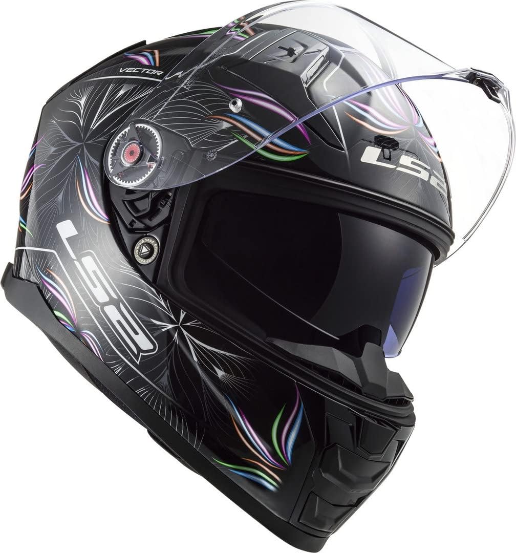 LS2, Integralhelme motorrad VECTOR II Tropical, black white M M black white, M black white
