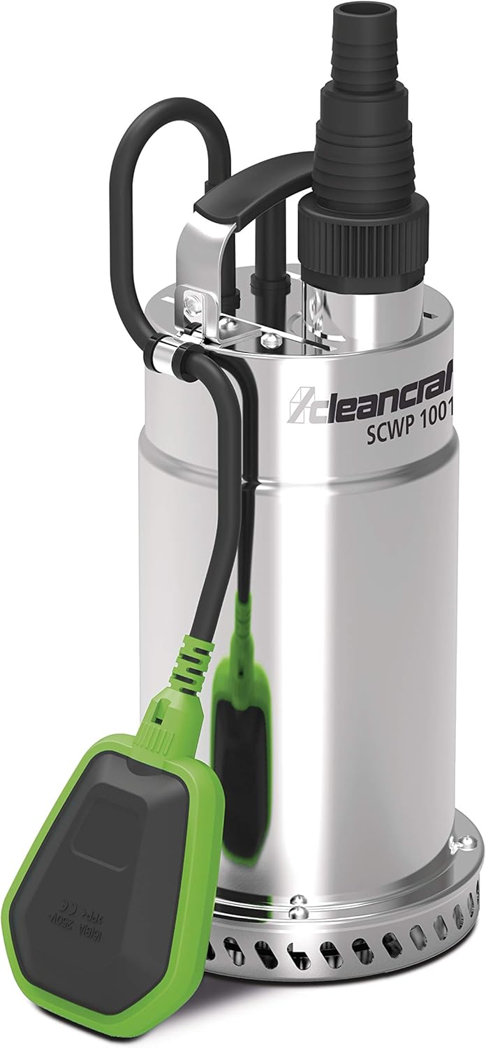 Cleancraft Tauchpumpe SCWP 10013 (für Klarwasser, max. Eintauchtiefe 7 Meter, Leistung 1000 W), 7520