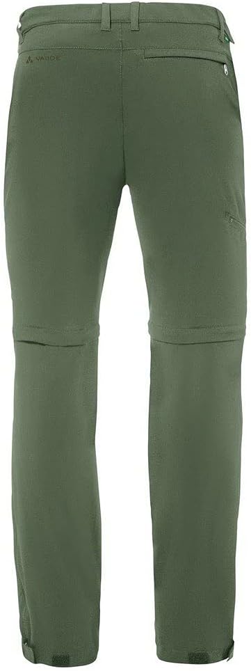 VAUDE Men's Stretch T-Zip Pants II, Hiking Pants Cedar Wood 52, Cedar Wood 52