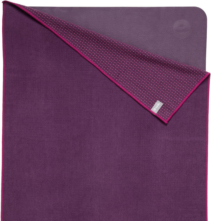 Bodhi GRIP2 Yoga Towel | Yoga-Handtuch mit Anrtirutsch-Noppen | Mikrofaser-Yogatuch | Rutschfestes T