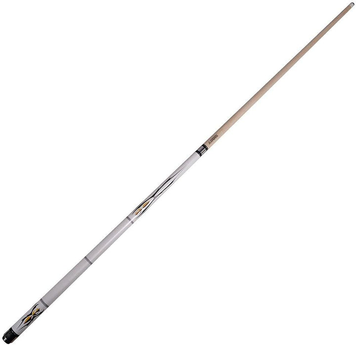 DHOLE CUESOUL 58 "2 Piece Maple Billiard Queue 19 Unzen Weiss 12.75mm, Weiss 12.75mm