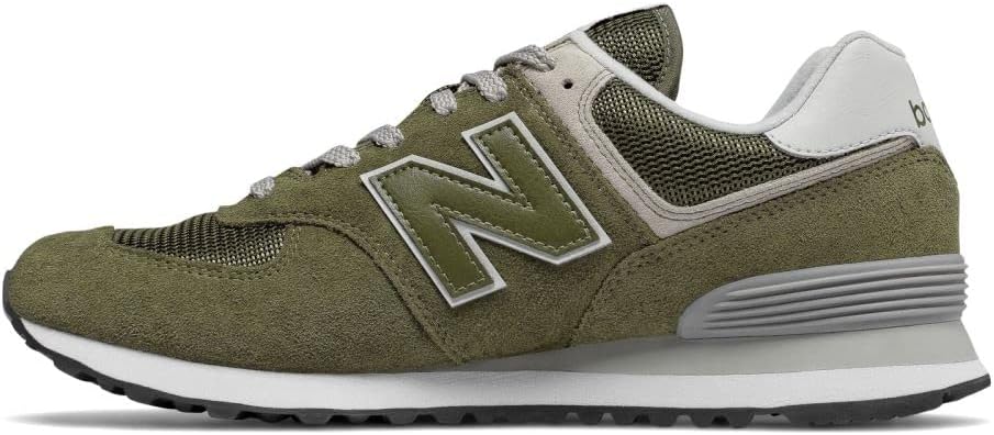 New Balance Men's 574 V2 Evergreen Sneaker 36 EU Olive Night, 36 EU Olive Night