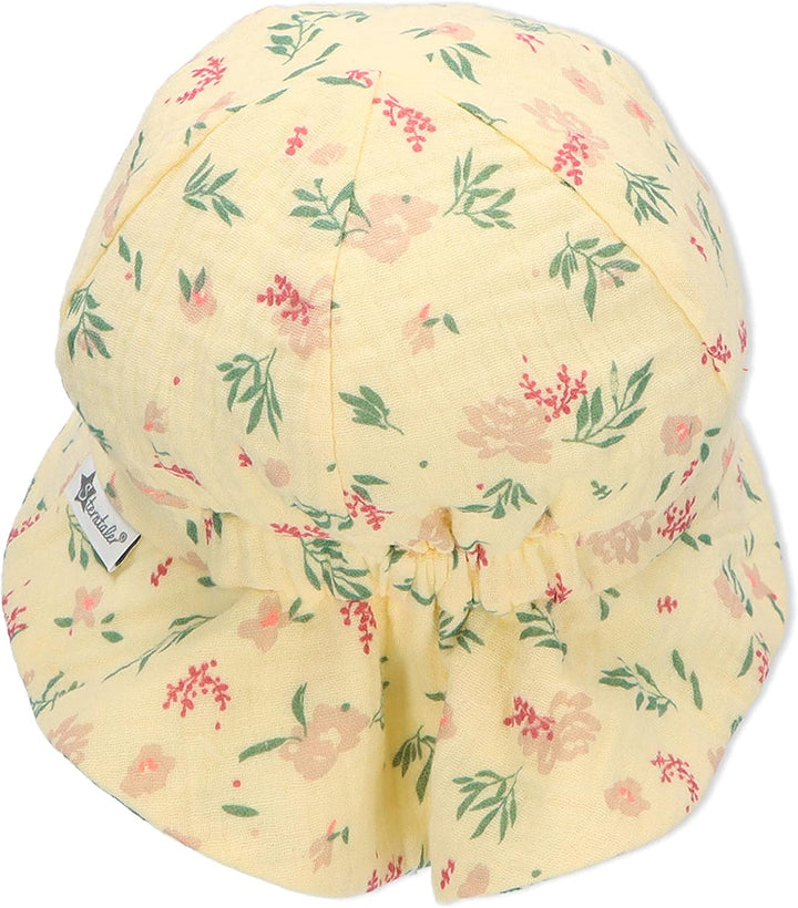 Sterntaler Mädchen Sonnenhut Fleuro Hut 45 vanille, 45 vanille