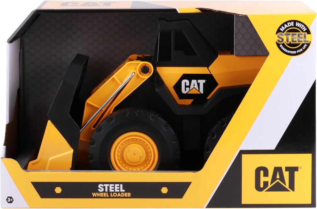 Caterpillar by Funrise Caterpillar 82414 Fahrzeug Stahl STEEL WHEEL LOADER, STEEL WHEEL LOADER