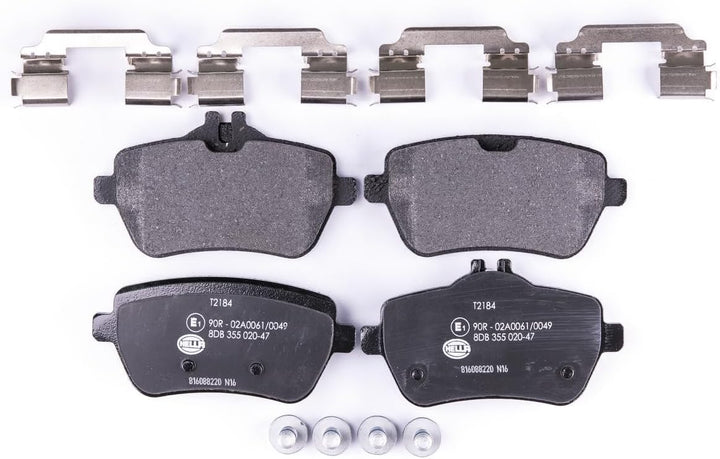 HELLA PAGID 8DB 355 020-471 Bremsbelagsatz - T2184 - Dicke/Stärke: 18.8mm - Bremssystem: TRW - für V