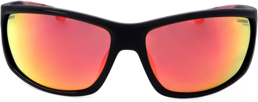 Carrera Unisex Sunglasses L Oit/Uz Black Red, L Oit/Uz Black Red