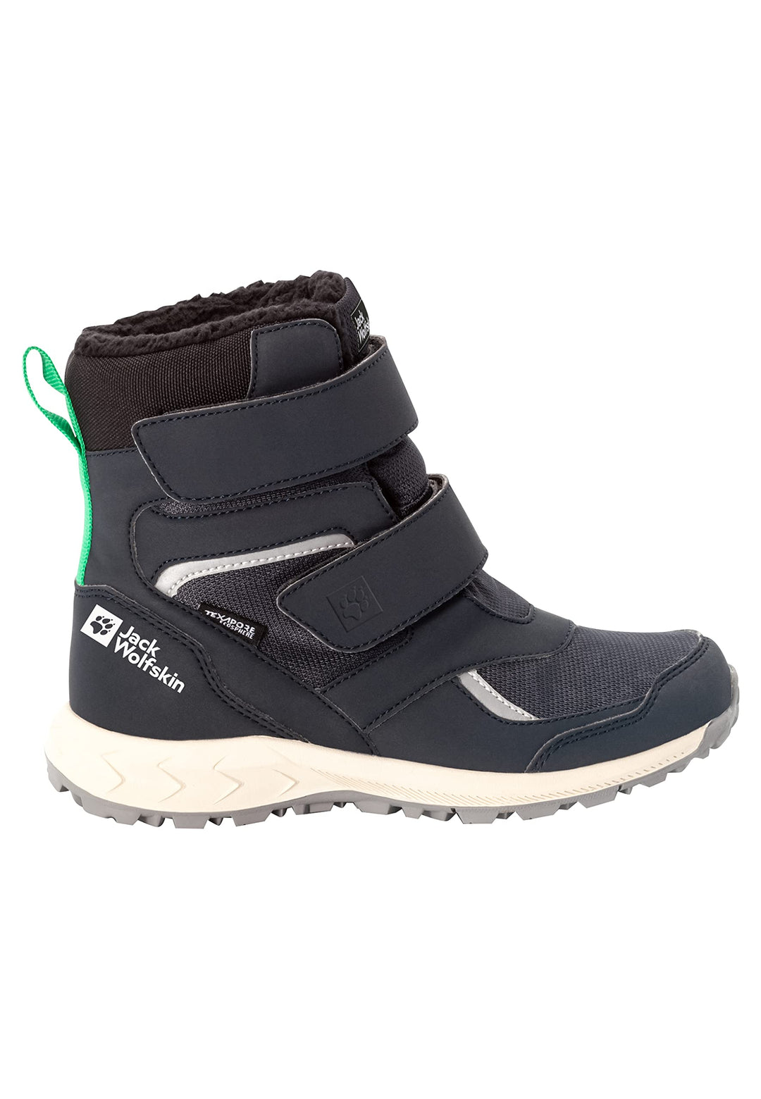 Jack Wolfskin Unisex Kinder Woodland Wt Texapore High Vc K Winterstiefel 30 EU Dark Blue Green, 30 E