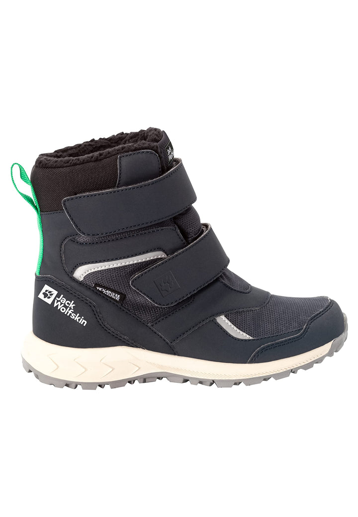 Jack Wolfskin Unisex Kinder Woodland Wt Texapore High Vc K Winterstiefel 30 EU Dark Blue Green, 30 E