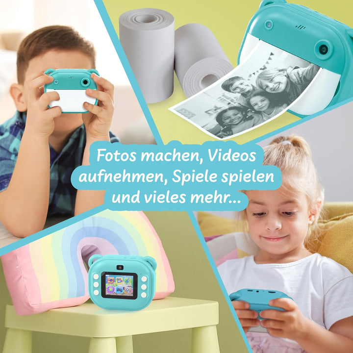 Science4you Kids Camera Instant Print – Capture Memories with This Polaroid Camera, Digital Camera f