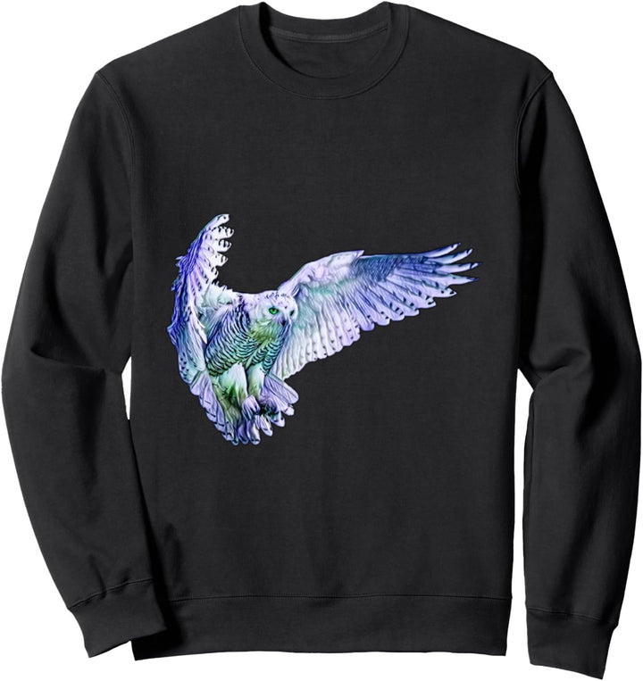 Eule Motiv Raubvogel Vögel Tiere Schnabel Krallen Eulen Sweatshirt