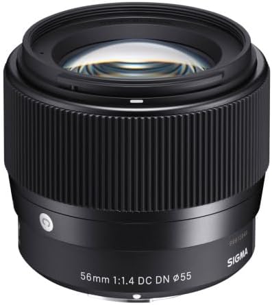 Sigma 56mm F1,4 DC DN Contemporary Objektiv für Sony-E Objektivbajonett für Sony E-Mount Single, für