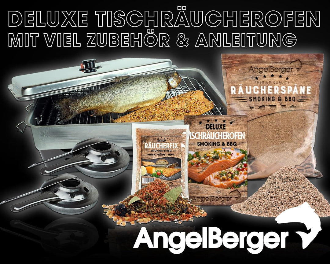 Angel Berger Deluxe Tischraeucherofen mit Zubehoer