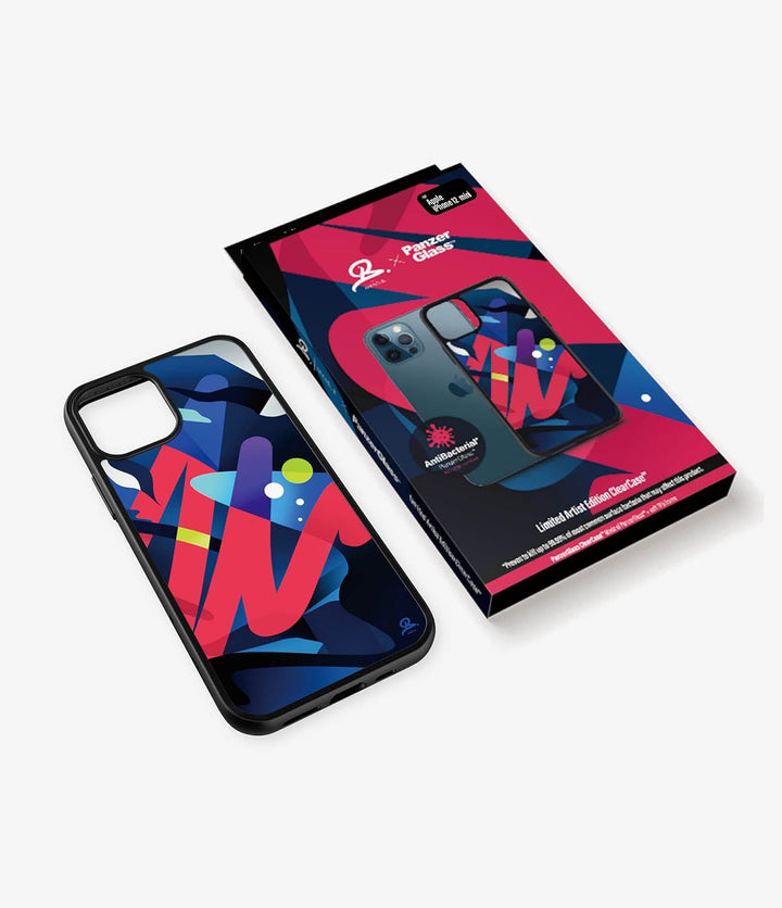 PanzerGlass™ ClearCase Stossfest Hülle Kompatibel für iPhone 12 Mini- Limited Artist Edition ClearCa
