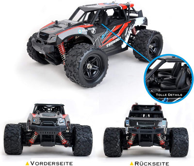 FunTomia Maximum RC Monster Truck - 4WD Thunder Car 36km/h ferngesteuertes Auto - Ersatzteile (1x Mo