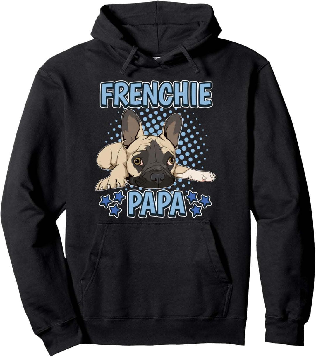 Herren Frenchie Papa Vater Vatertag Französische Bulldoggen Pullover Hoodie