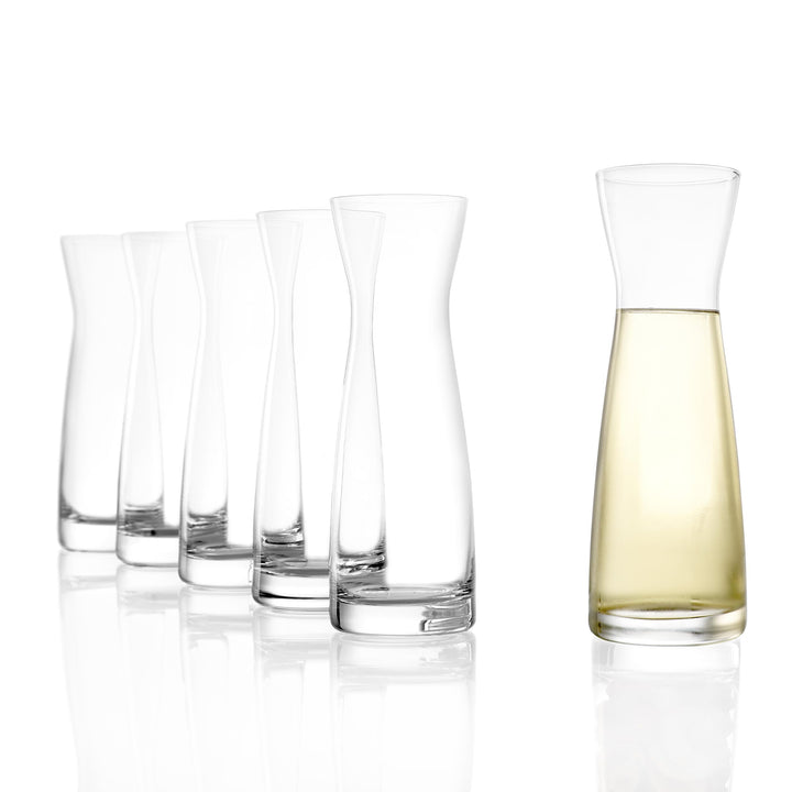 STÖLZLE LAUSITZ Karaffen 6er Set Serie Universal Variante S 100 ml I gläserne Spirituosenkaraffe I M