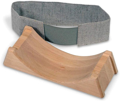 Sauna- Kopfstütze mit abnehmbarer Textilbespannung/Kopfstütze für die Sauna