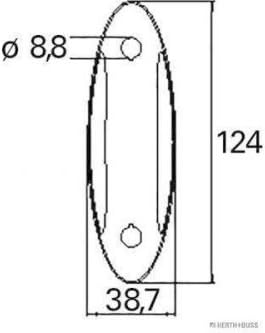 Jakoparts 82710353 Umrissleuchte