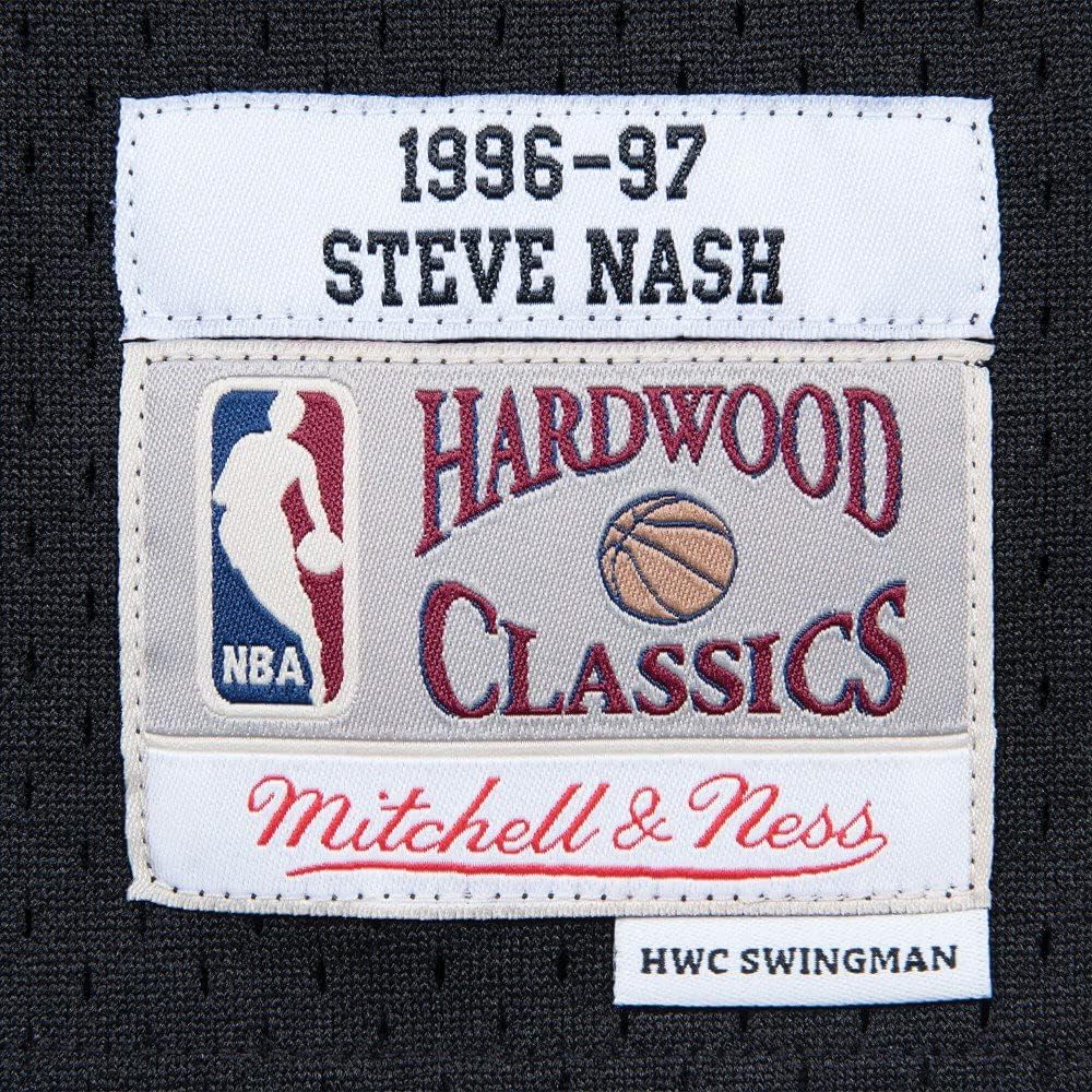 Mitchell & Ness Herren 2.0 P. Suns S. Nash T-Shirt (1er Pack) S Schwarz Orange, S Schwarz Orange
