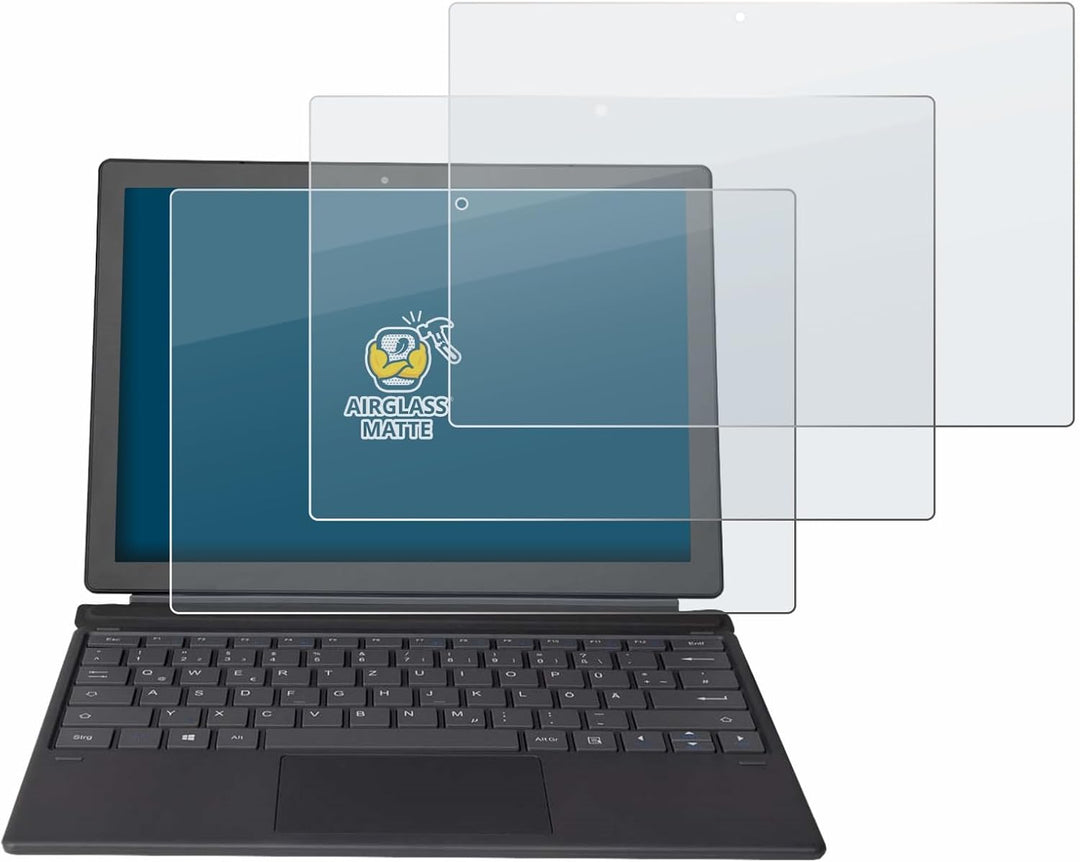 BROTECT 3x Entspiegelungs-Panzerglasfolie für Wortmann Terra Pad 1262 Schutzglas Schutz-Folie Matt [