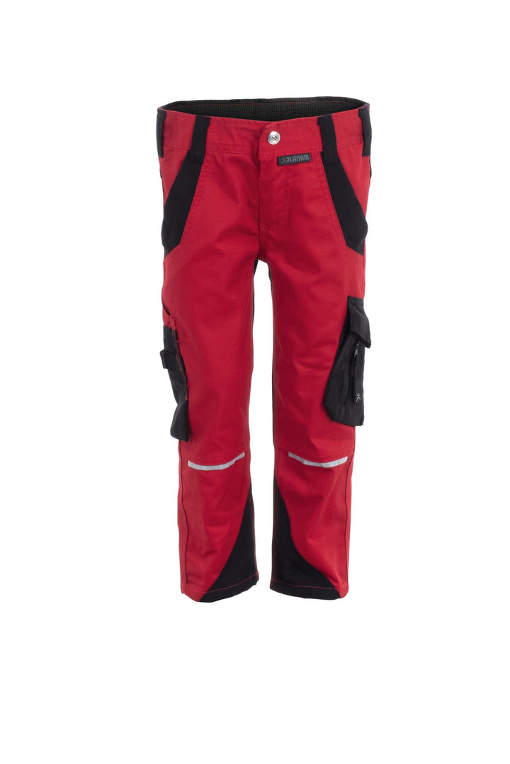 Planam Norit Kinder Junior Bundhose rot schwarz Modell 6547 Grösse 86/92