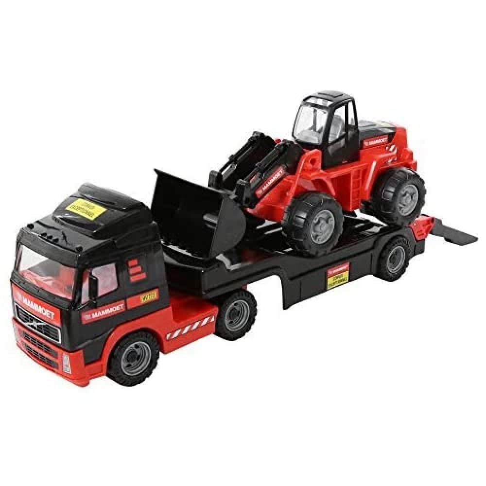 Polesie LKW-Tieflader mit Radlader MAMMOET Volvo