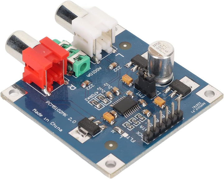 DAC Decoderplatine für Leistungsverstärker, PCM5102/PCM5102A DAC Decoder, I2S Eingang 32 Bit 384 K m