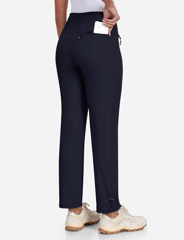 MoFiz Wanderhose Damen Leichte Cargohose Atmungsaktiv Trekkinghose Workout Wasserdicht Winddicht Cas