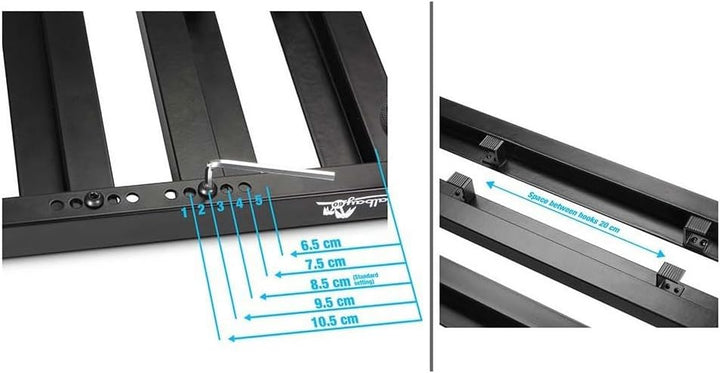 Palmer MI PEDALBAY 60 L-Variables Pedalboard mit gepolsterter Tragetasche 60 cm, 60 cm
