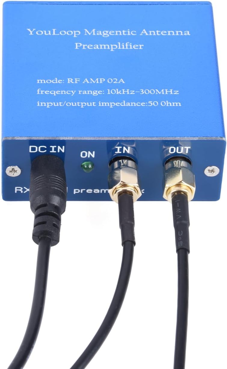 YouLoop 250 mW 10 kHz bis 30 MHz magnetische Antenne, Portable Passive Ringantenne, SMA/BNC/3.5MM Au