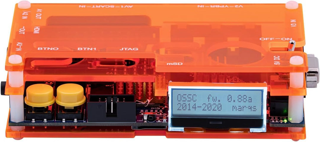 Mcbazel OSSC Scart Komponente VGA zu HDMI Open Source Scan-Konverter v1.6 für Retro Gaming Konsole