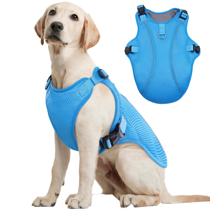 Kuoser Hund Kühlweste, Kühlweste für Hunde zur Abkühlung im Sommer, Atmungsaktive Hundekühlweste mit