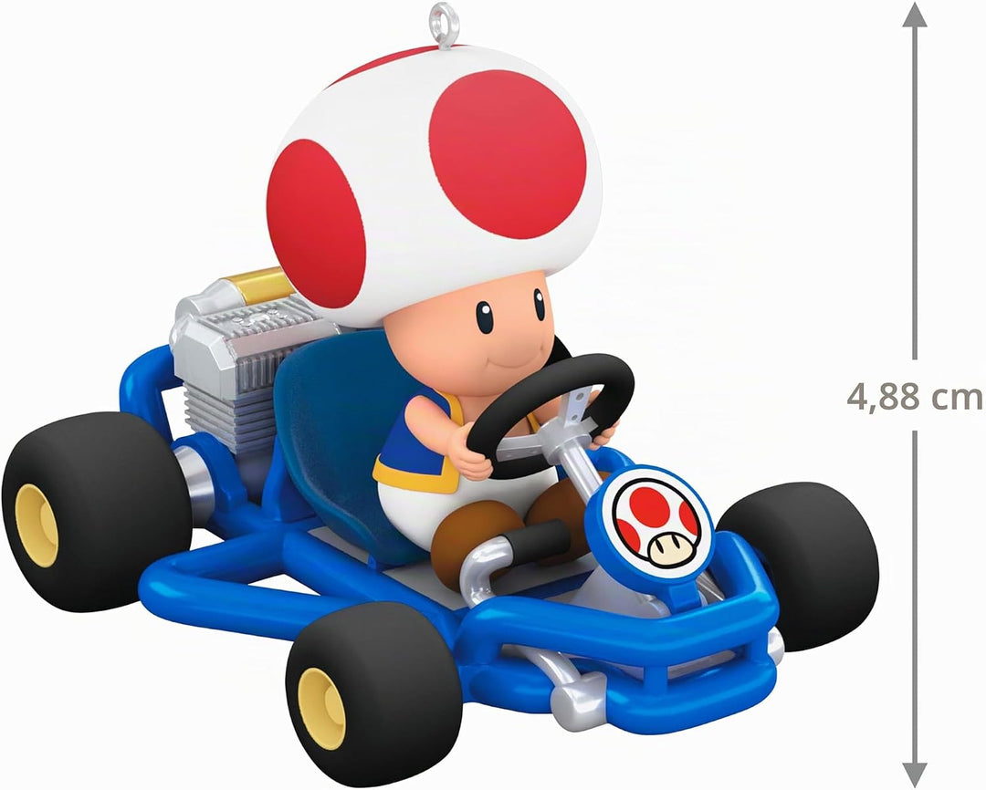 Hallmark Mario Kart Kröte Andenken Ornament Super Mario Baumschmuck Harz Hängende Ornament Weihnacht