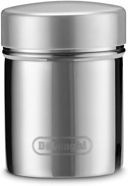 De'Longhi DLSC061 Edelstahl Kakao Streuer 175ml, Silber