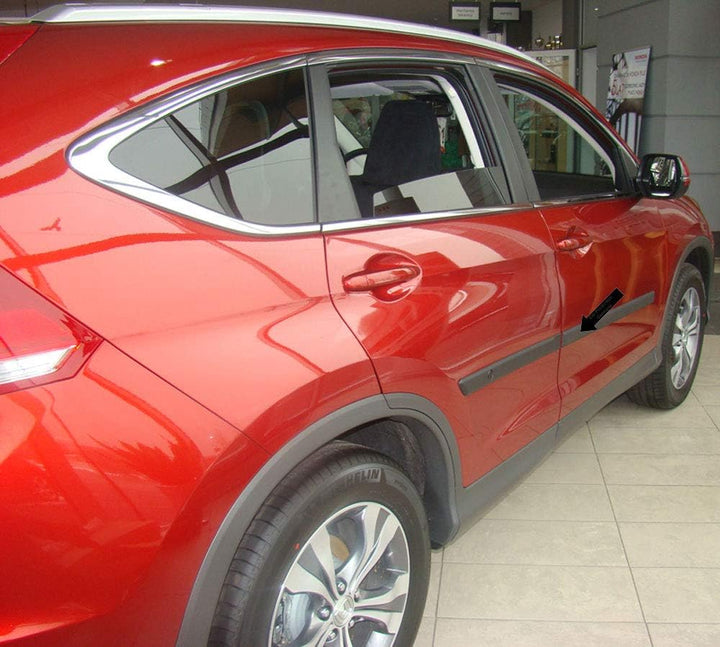 Seitenschutzleisten schwarz passend für Honda CR-V IV SUV 4. Generation ab Baujahr 09.2012- F4 (3700