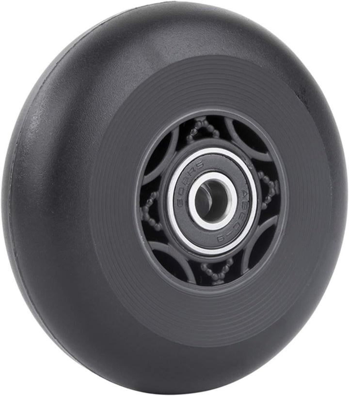 AOWISH Inline-Skate-Rollen 85A (8 Stück) Kinder Einsteiger Roller Ersatzrad Schwarz, schwarz