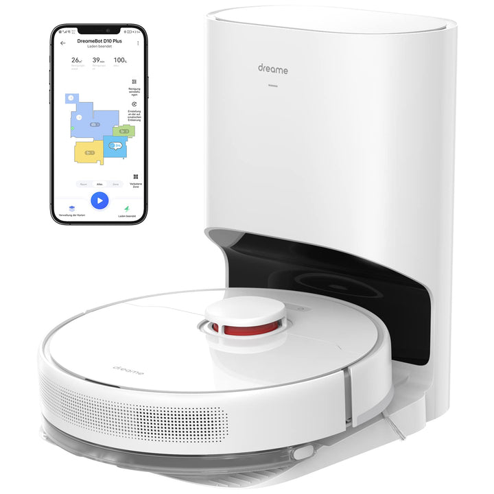Dreame D10 Plus Staubsaugerroboter mit automatischer Staubentleerung, LiDAR Navigation Hinderniserke