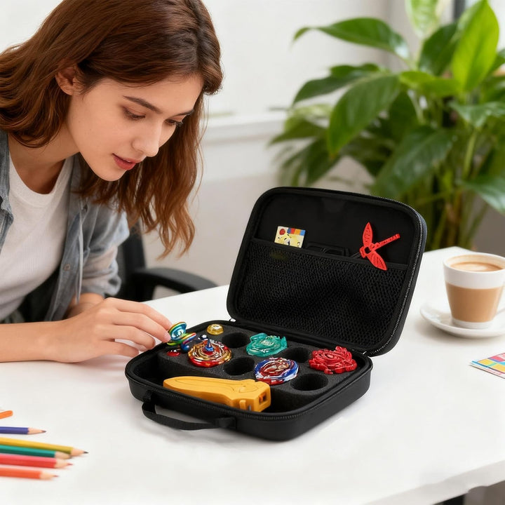 Gyro Organizer Bag - Aufbewahrungstasche für Kampftop | Drehtollen, (1 Set) Spielzeugkoffer mit Werk