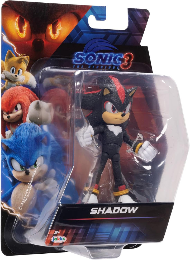 Sonic 423994 3 Movie 12,7 cm Shadow The Hedgehog Actionfigur, Bunt, 13cm