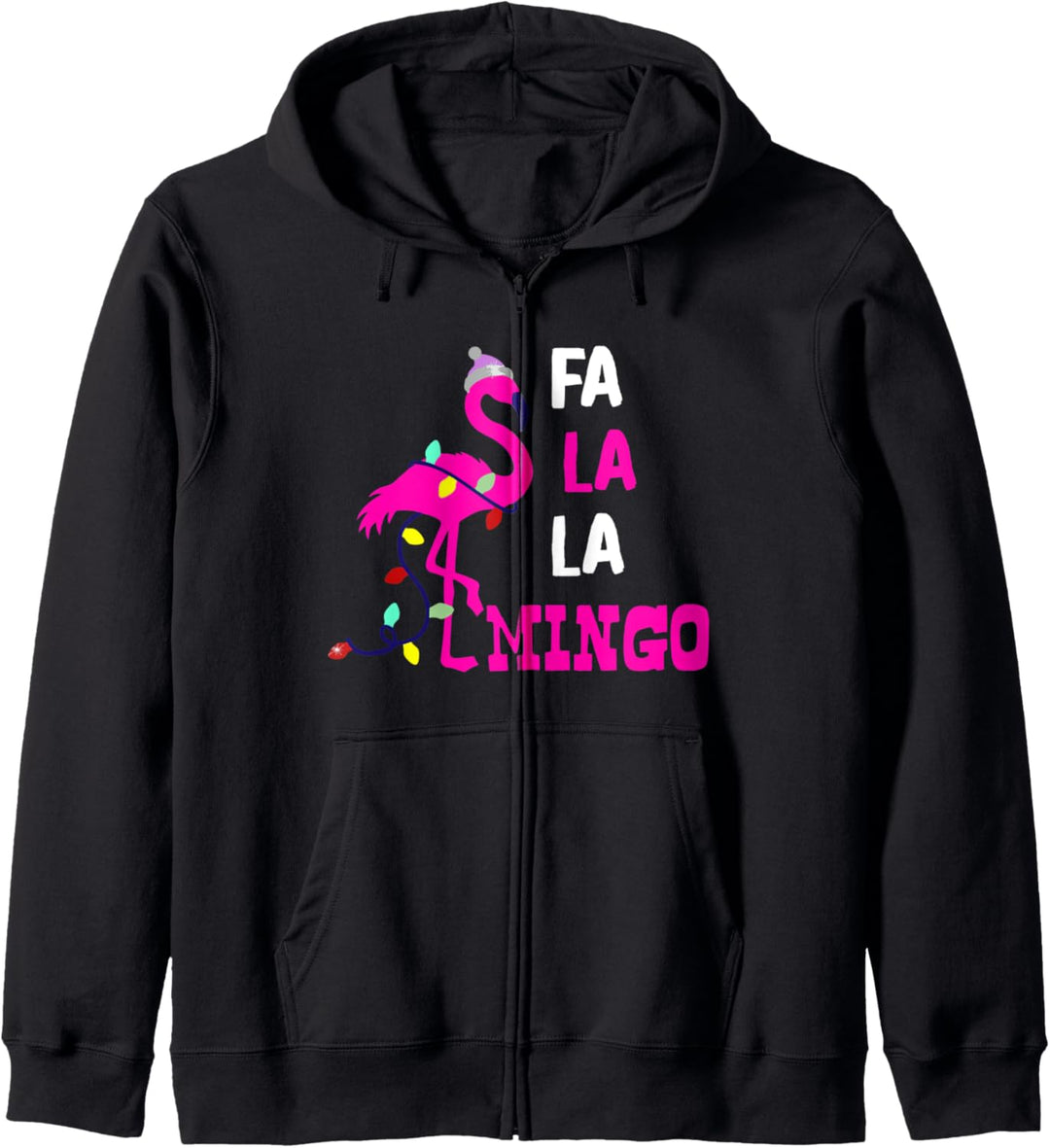 Fa La La Mingo - Cute Santa Flamingo Xmas Christmas Kapuzenjacke