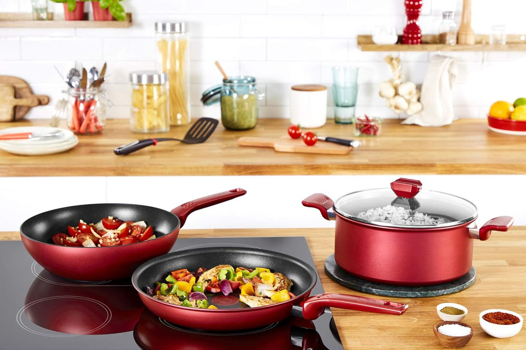 Tefal Daily Chef Bratpfanne, 26 cm, robust, leicht zu reinigen, Antihaftbeschichtung, Thermo-Signal,