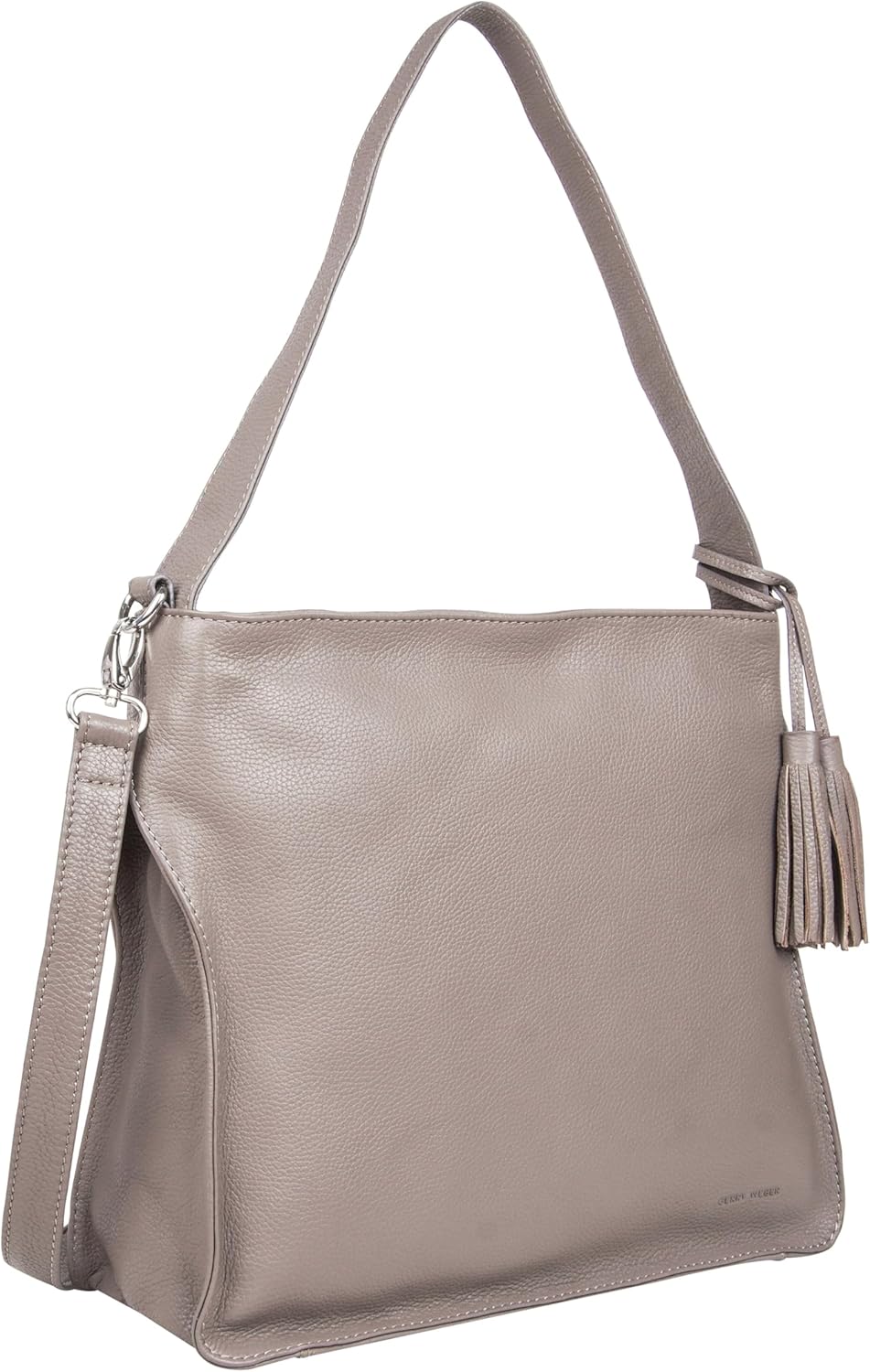 Gerry Weber - cadiz hobo mhz Grau 32,00X28,00X11,00 CM Farbe:grau / Material:polyester,cow Leather,
