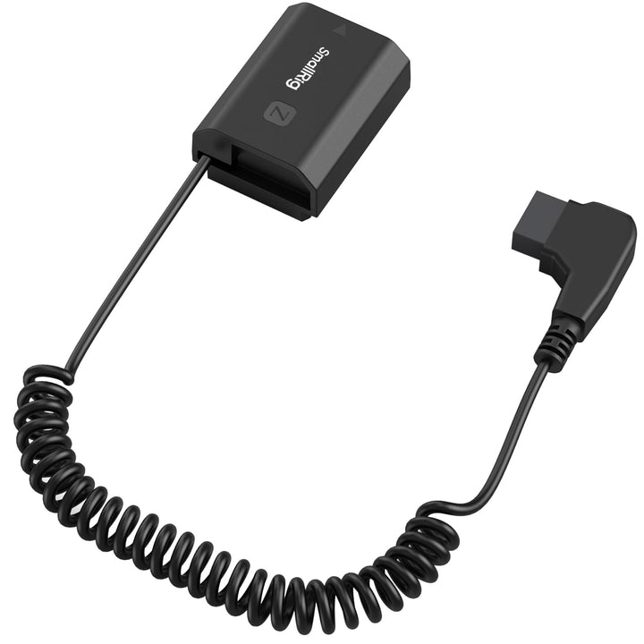 SMALLRIG D-Tap auf NP-FZ100 Dummy-Akku, NP-FZ100 Spiral-Stromkabel für Sony A7R V, A7S III, A7R IV,