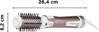 Rowenta Warmluftbürste CF9540 Brush Activ Premium Care | Mit Naturborsten | Kaschmir-Keratin-Beschic