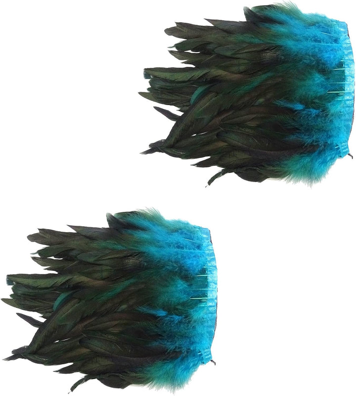 keland Damen Gothic Feder Epauletten Umhang Schal Schulterumhang Schultertuch für Halloween Cosplay