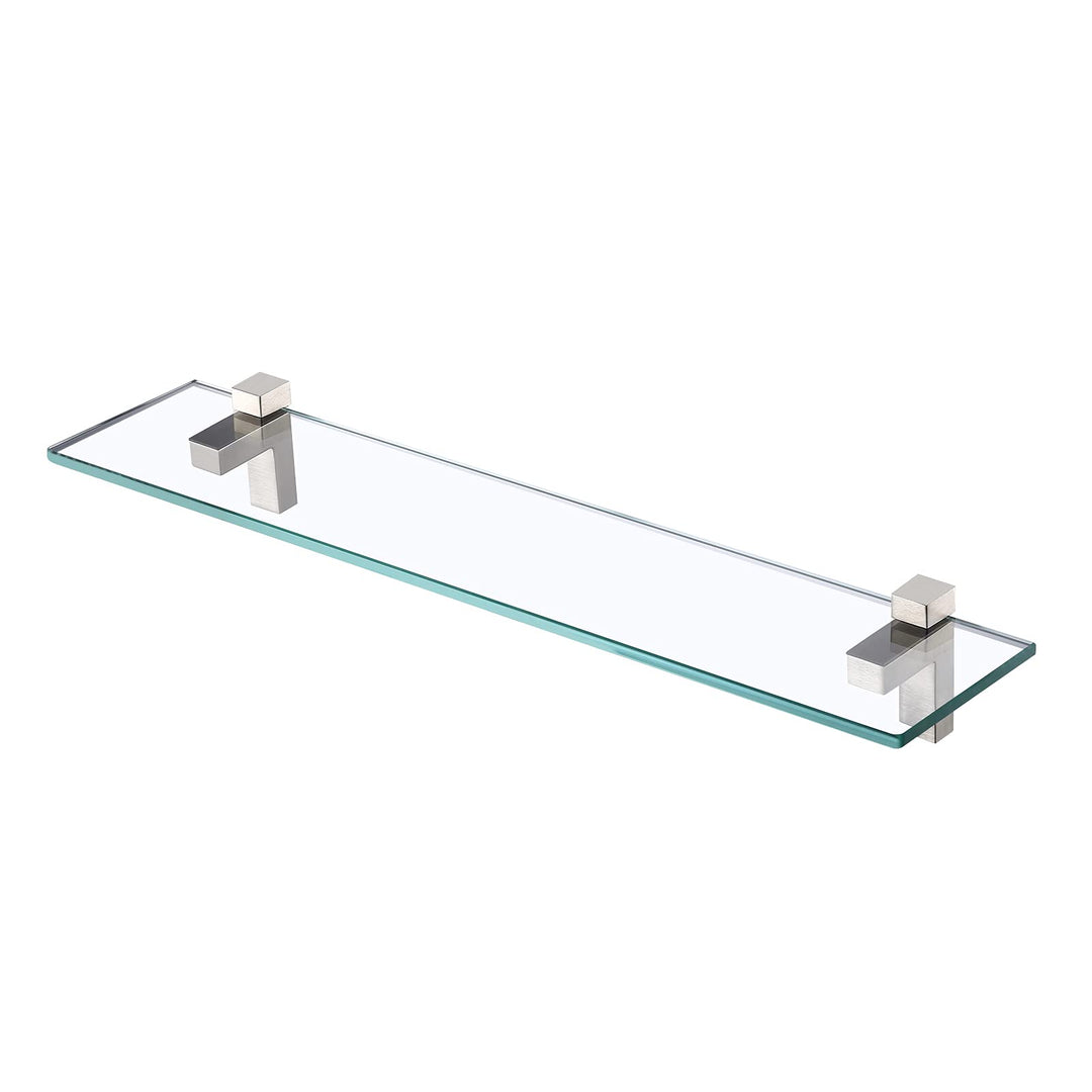 KES Duschregal zum Hängen Badegal Wandregal Dusche Glas Ablage 8mm Duschablage Badezimmer Regal Hart