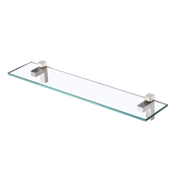 KES Duschregal zum Hängen Badegal Wandregal Dusche Glas Ablage 8mm Duschablage Badezimmer Regal Hart