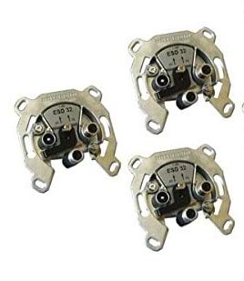Kathrein ESD 32 SAT-Antennendose 3-fach TWIN - 3 Stück, 3 Stück