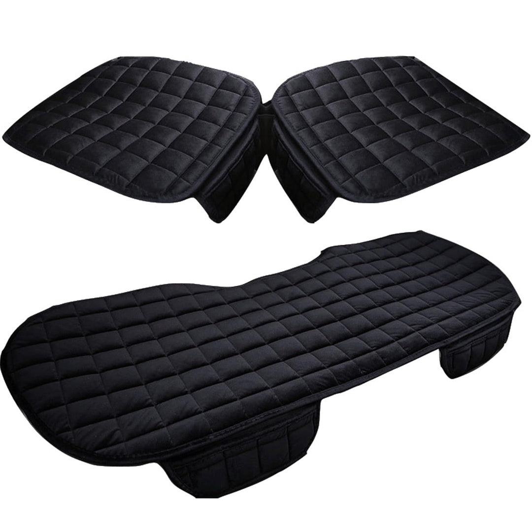 TOOSOAR® Sitzauflage Auto, Universal Rutschfest Autositzauflage, 3PCS Autositzkissen für Auto-Vorder