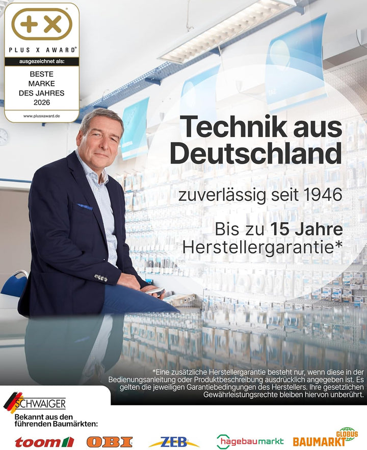 SCHWAIGER 20303 DVB-T2 Zimmerantenne passiv digital Empfänger Verstärker Antenne Indoor HD Empfang L